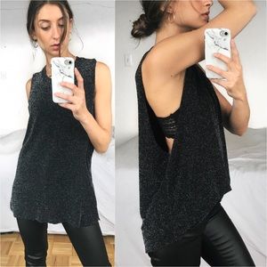 ASOS Lucca Couture Open Side Sparkly Tunic